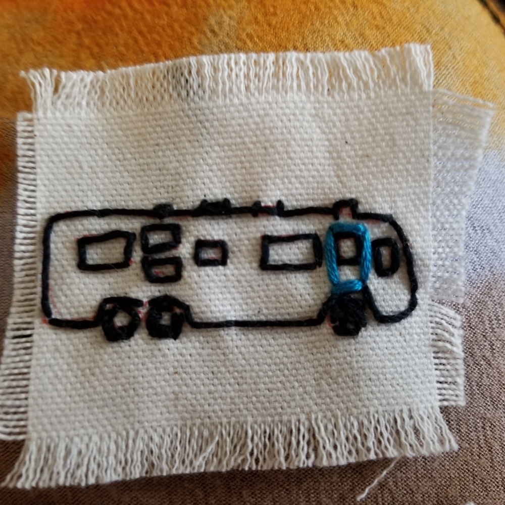 RV life embroidered camper patch